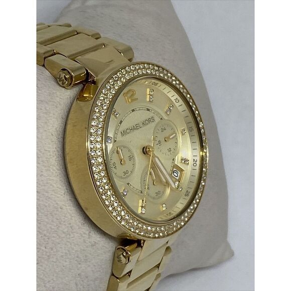 Michael Kors Parker MK5354 Womens Stainless Steel Analog Dial Quartz Watch NO105 - Picture 5 of 12